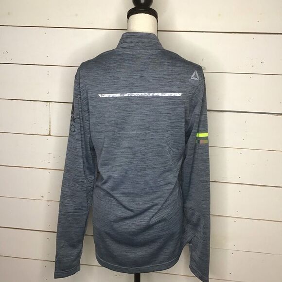 New Reebok One Series Long Sleeve 1/2 Zip Hoodie - Picture 2 of 7